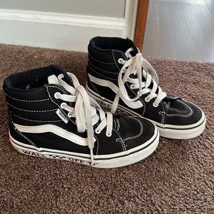 Boys High Top Vans- Size 1